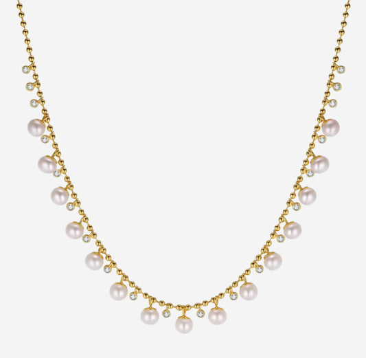 Pearl Charm necklace