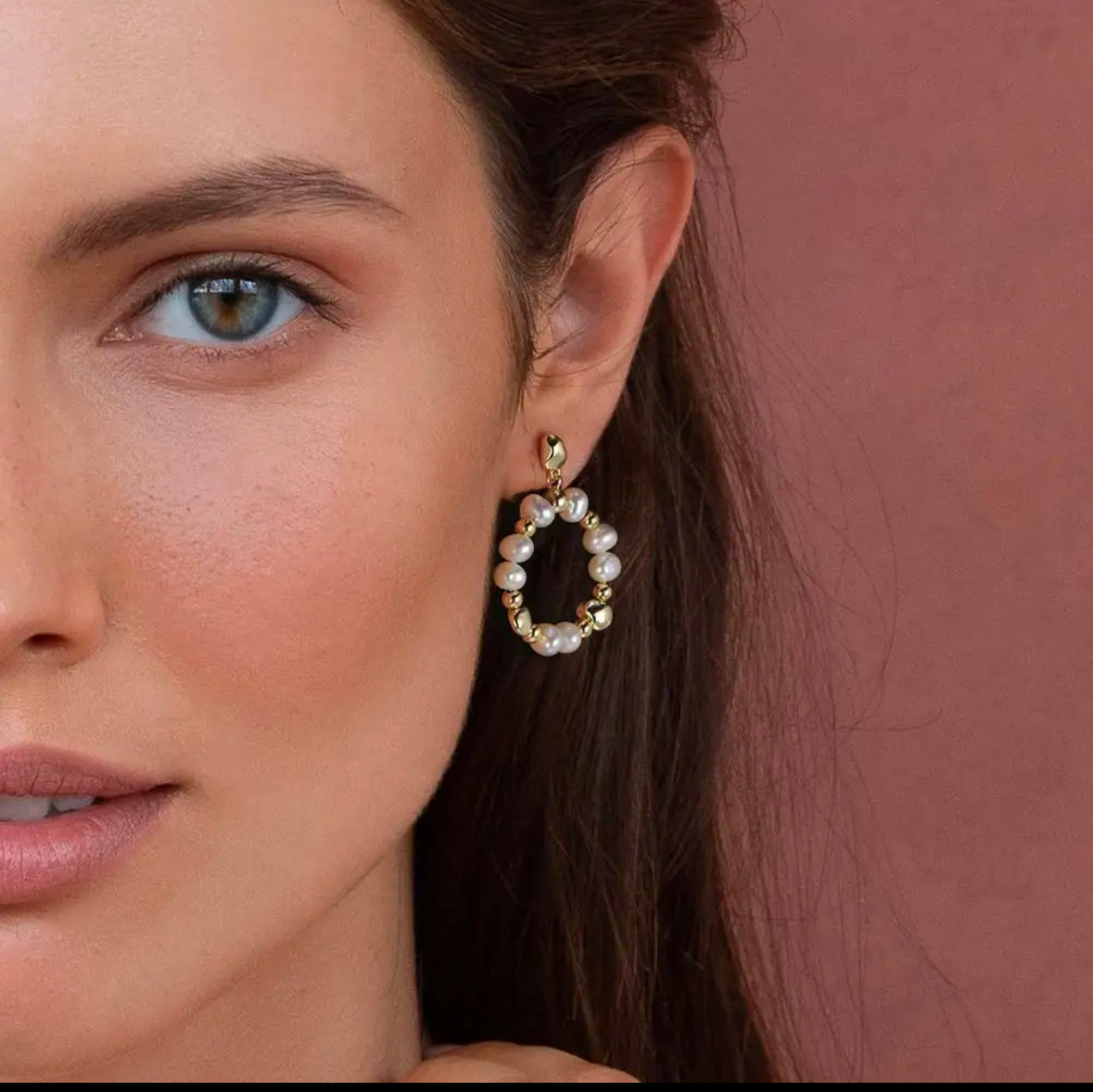 “Garland” Freshwater Pearl Earrings