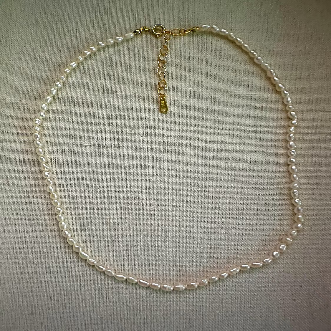 “Baby’s-breath” Mini Pearl Necklace