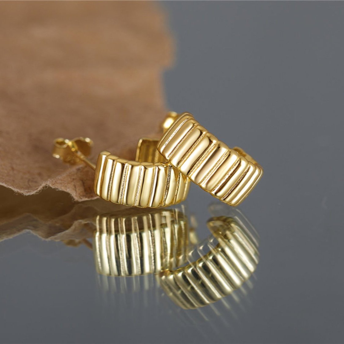 “Azalea” Huggies Earrings